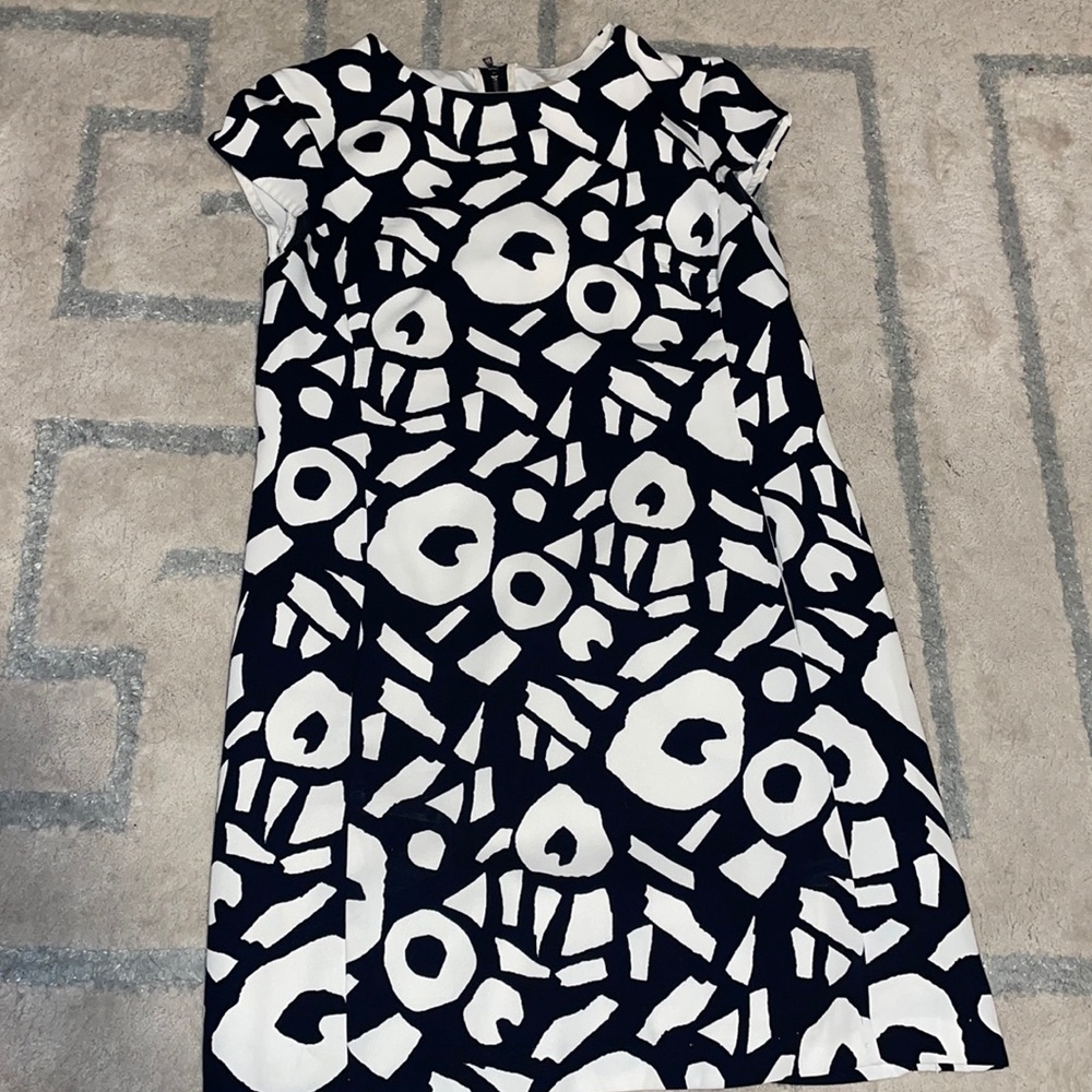 Black and white loft dress